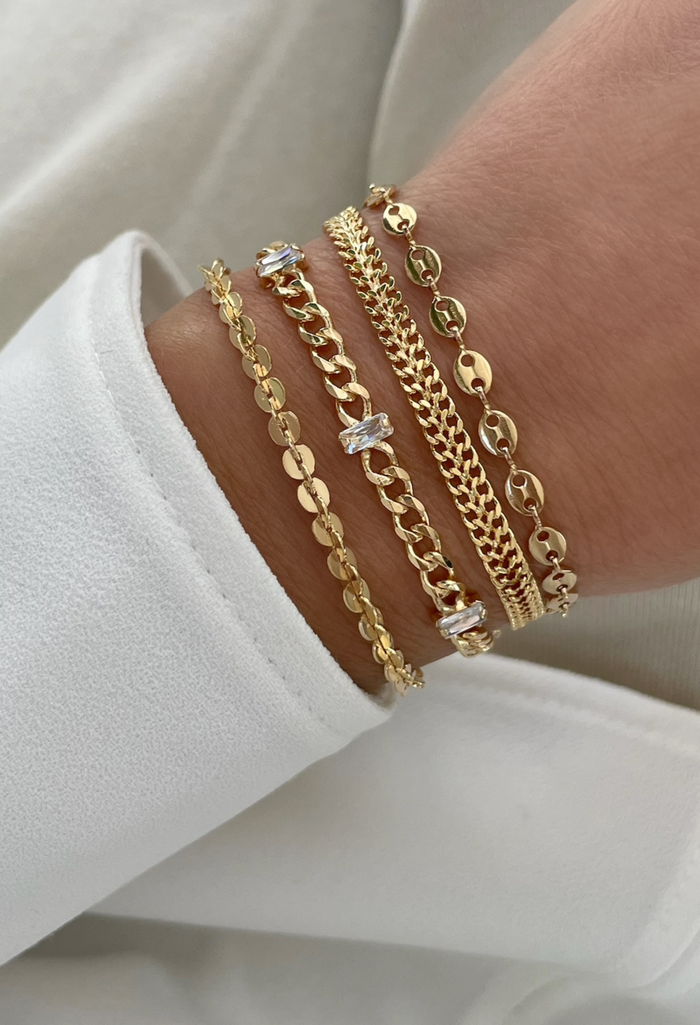 The CZ Curb Bracelet