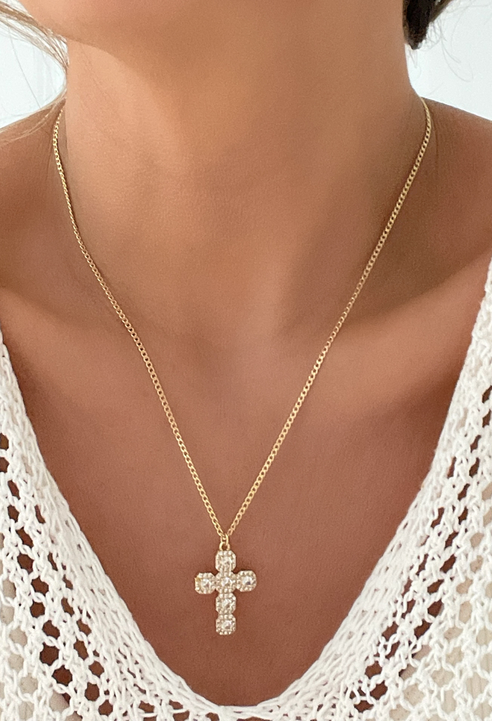 Forever Blessed Cross Necklace