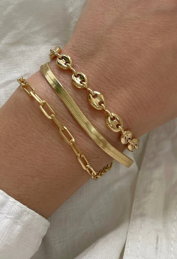 Herringbone Chain Bracelet
