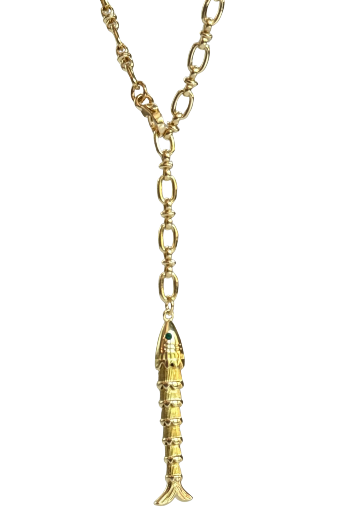 Gold Fish Necklace