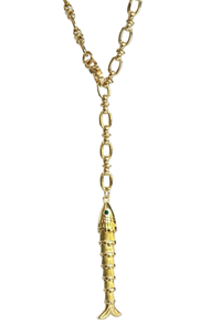 Gold Fish Necklace