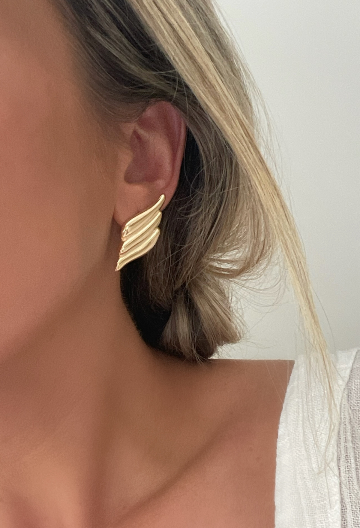 Golden Wing Earrings