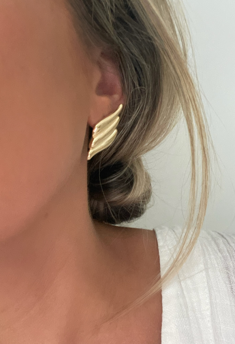 Golden Wing Earrings