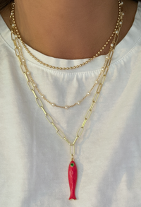 Fish Pendant Necklace