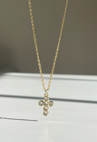 Halo Cross Necklace
