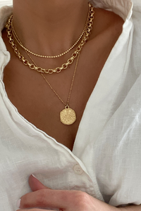 Gold Coin Necklace