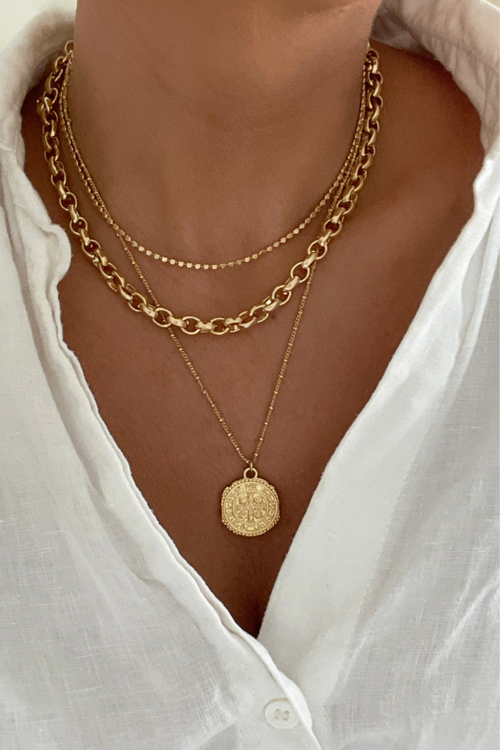 Gold Coin Necklace