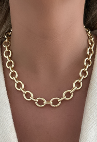 Round-Link Chain Necklace