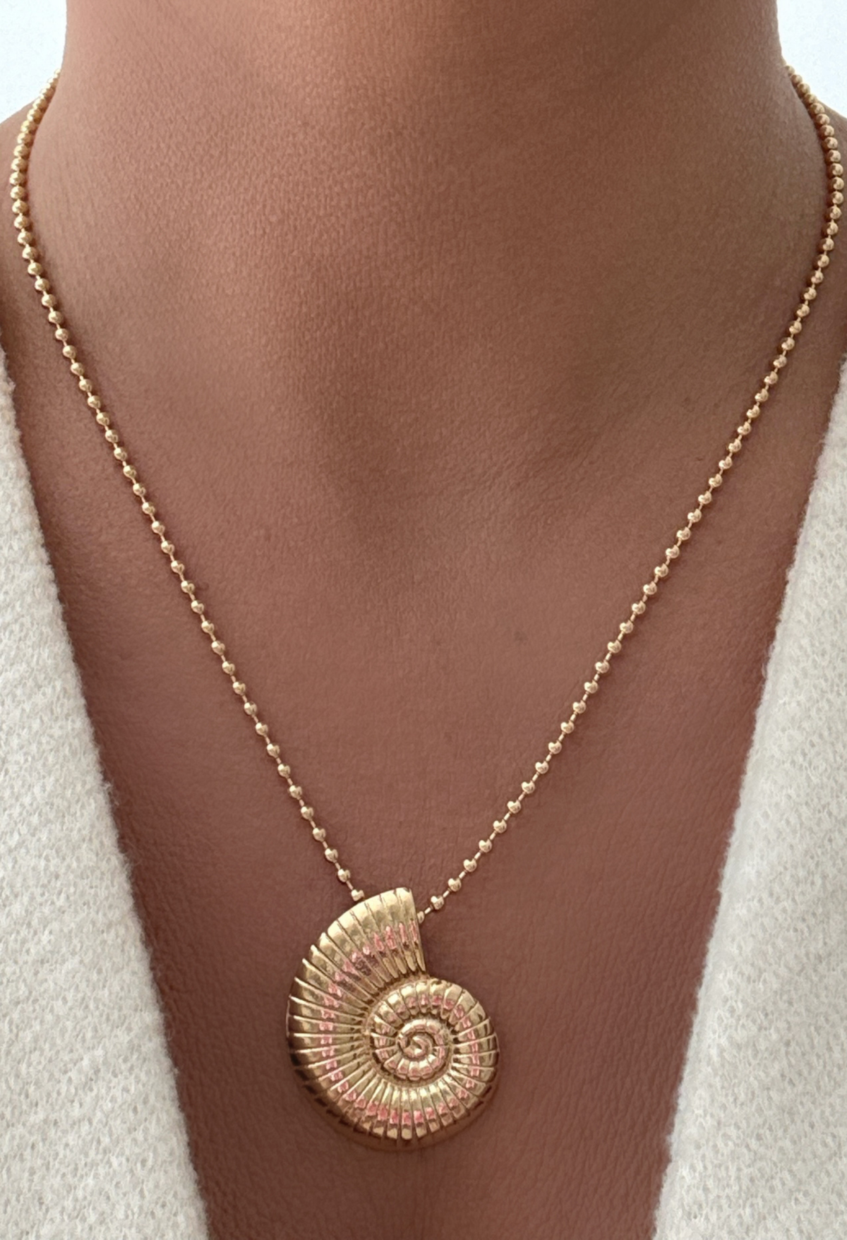 Gold Shell Necklace