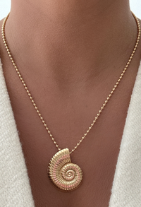 Gold Shell Necklace