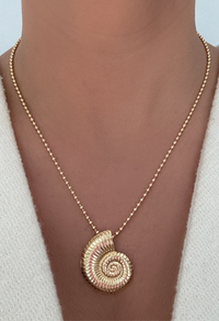 Gold Shell Necklace
