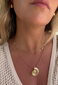 Gold Shell Necklace