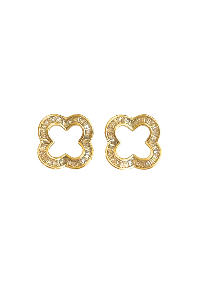 Little Luck Open Clover Studs