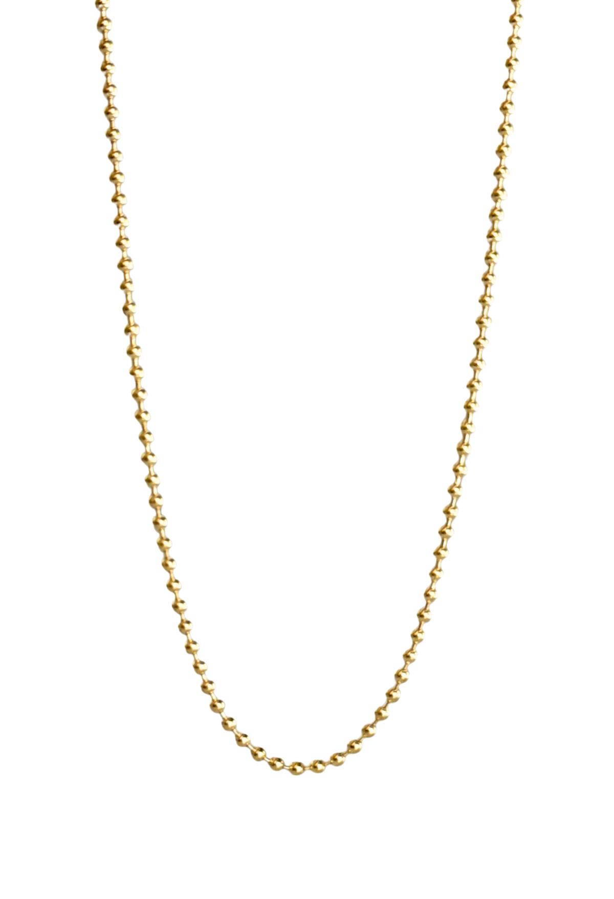 Gold Ball Chain Necklace