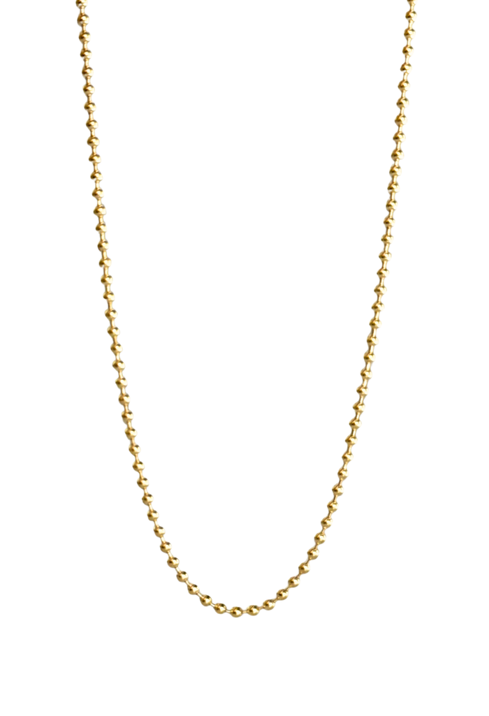 Gold Ball Chain Necklace