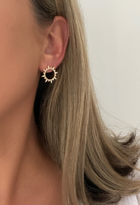 Sunburst Diamond Studs