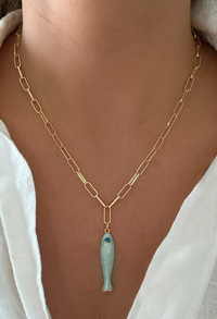Fish Pendant Necklace