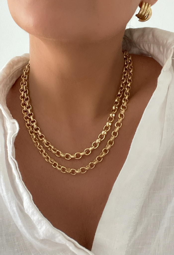 Luxe Rolo Chain Gold