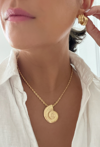 Gold Shell Necklace