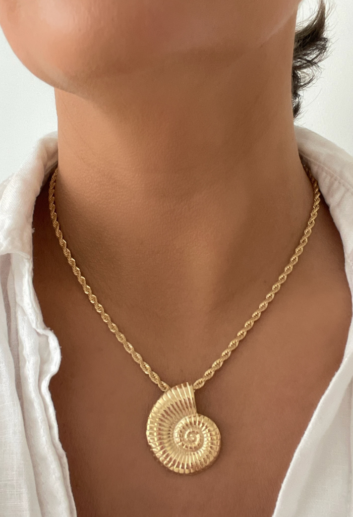 Gold Shell Necklace
