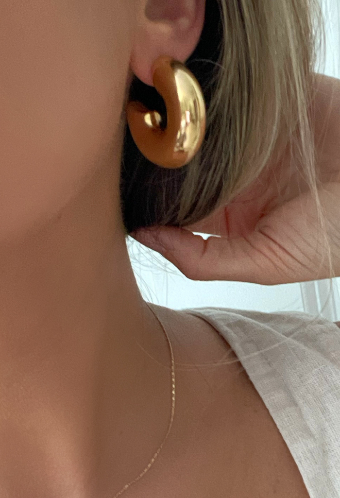 Double Date Chunky Hoops