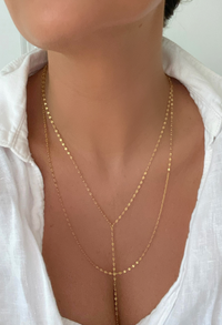 Double Lariat Y Necklace