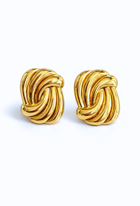 Serene Textured Stud Earrings