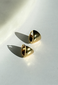 Teardrop Huggie Hoop