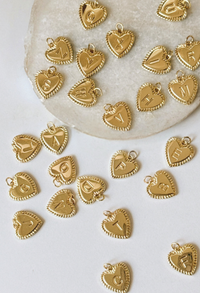 Monogram Heart Toggle Necklace