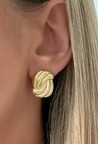Serene Textured Stud Earrings