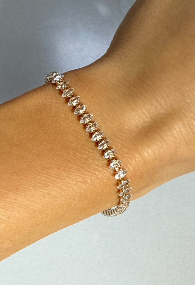 She's Iconic Tennis Bracelet