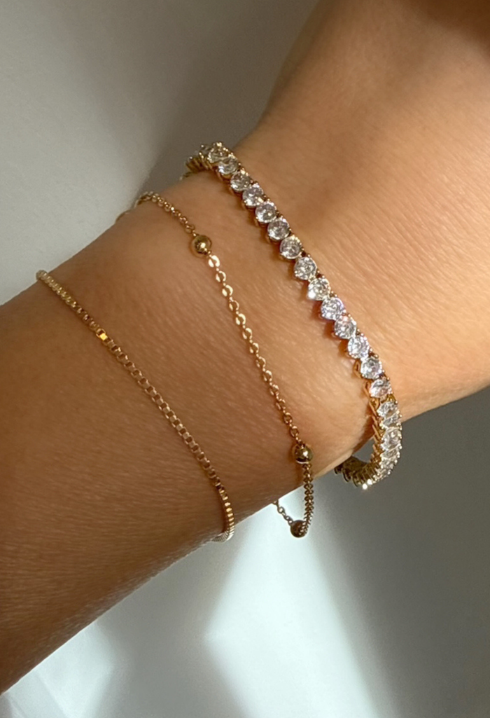 Material Girl Tennis Bracelet