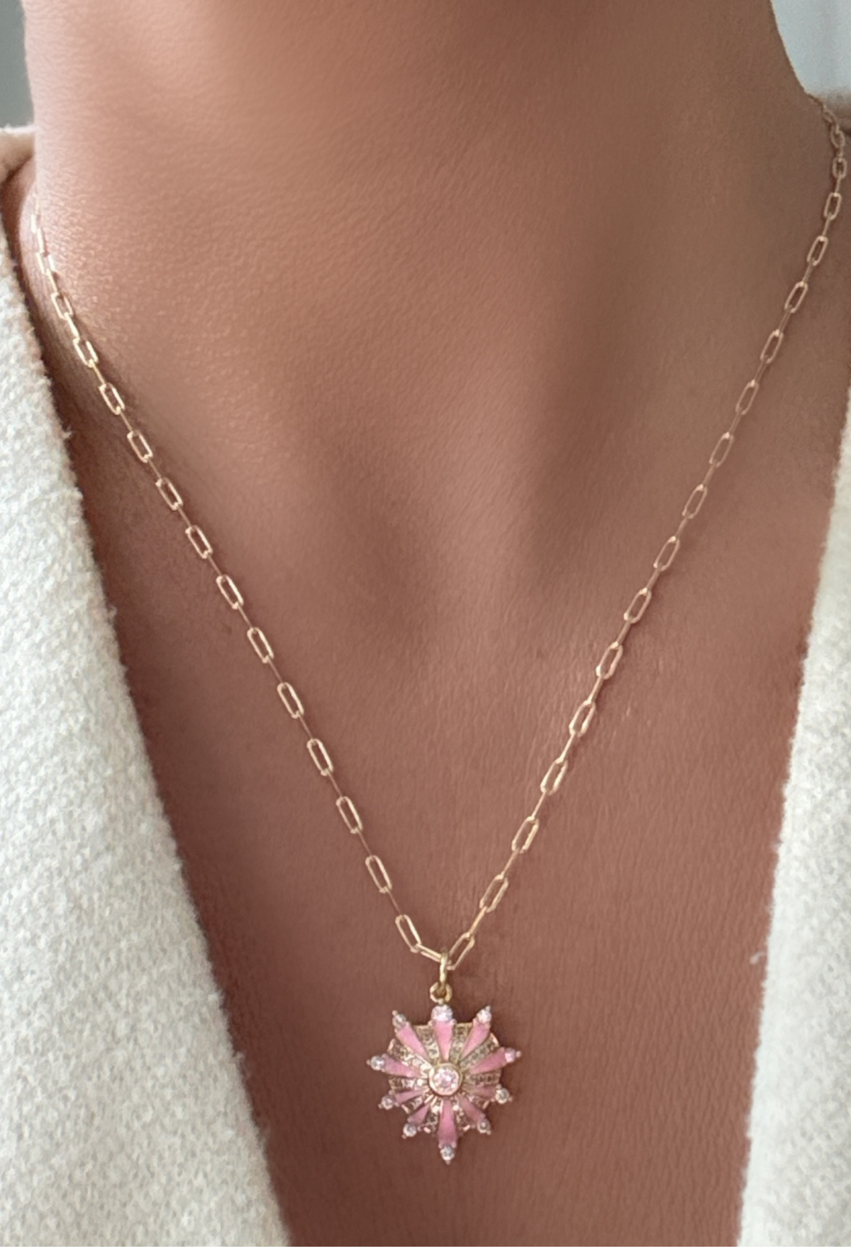 Wild Diamond Heart Necklace