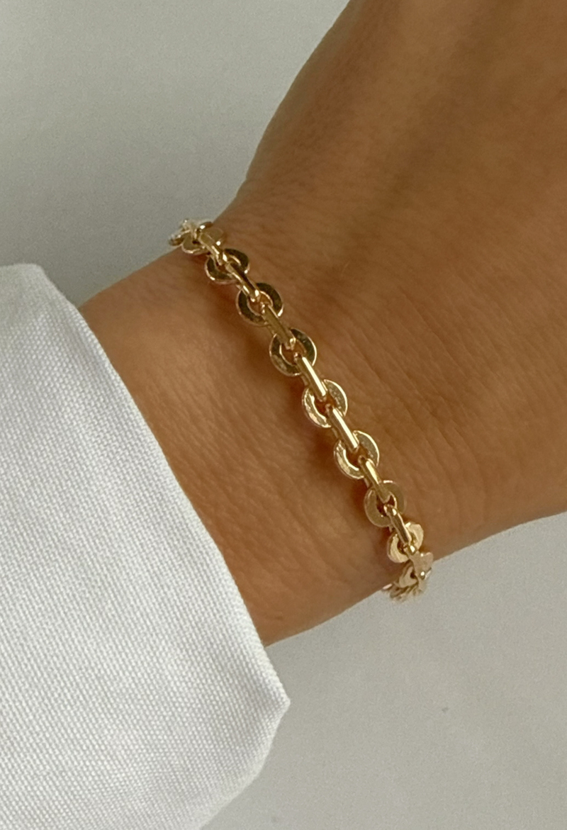 Milan Circle Link Bracelet