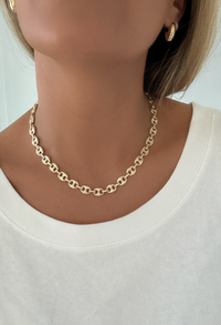 Puffed Mariner Gold Chain