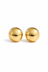 Babe Gold Ball Studs