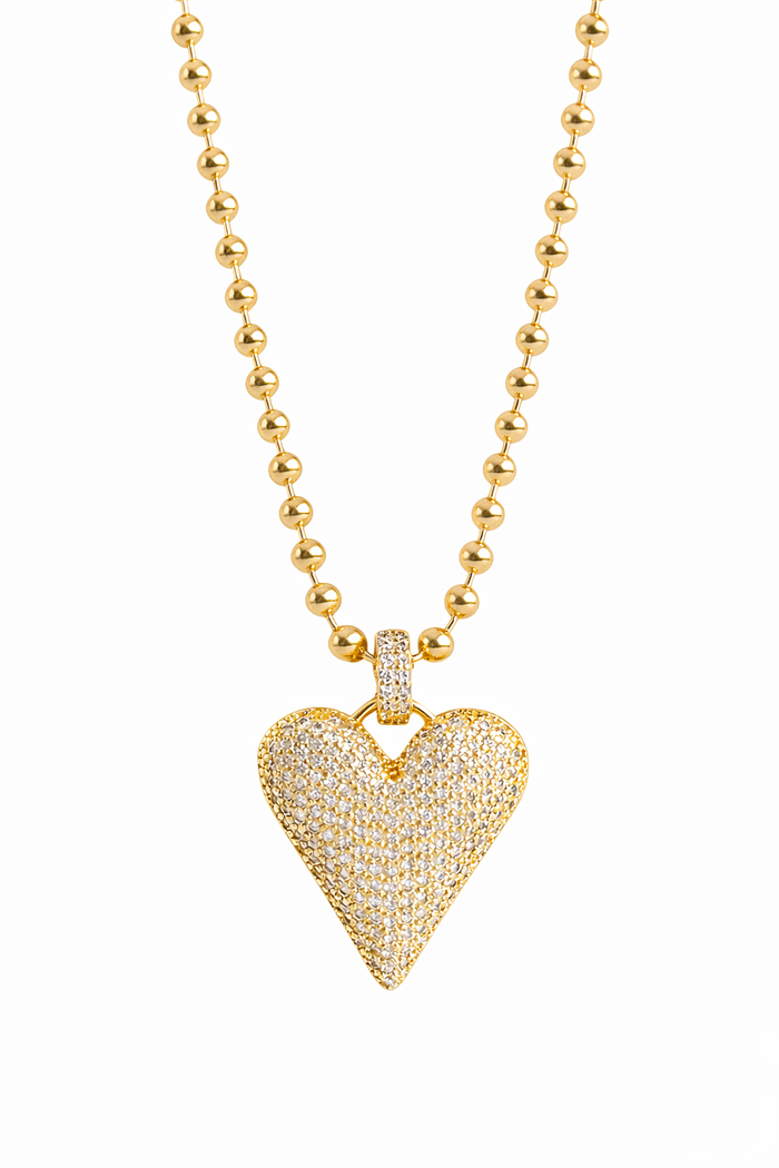 The Nolita Diamond Heart Necklace