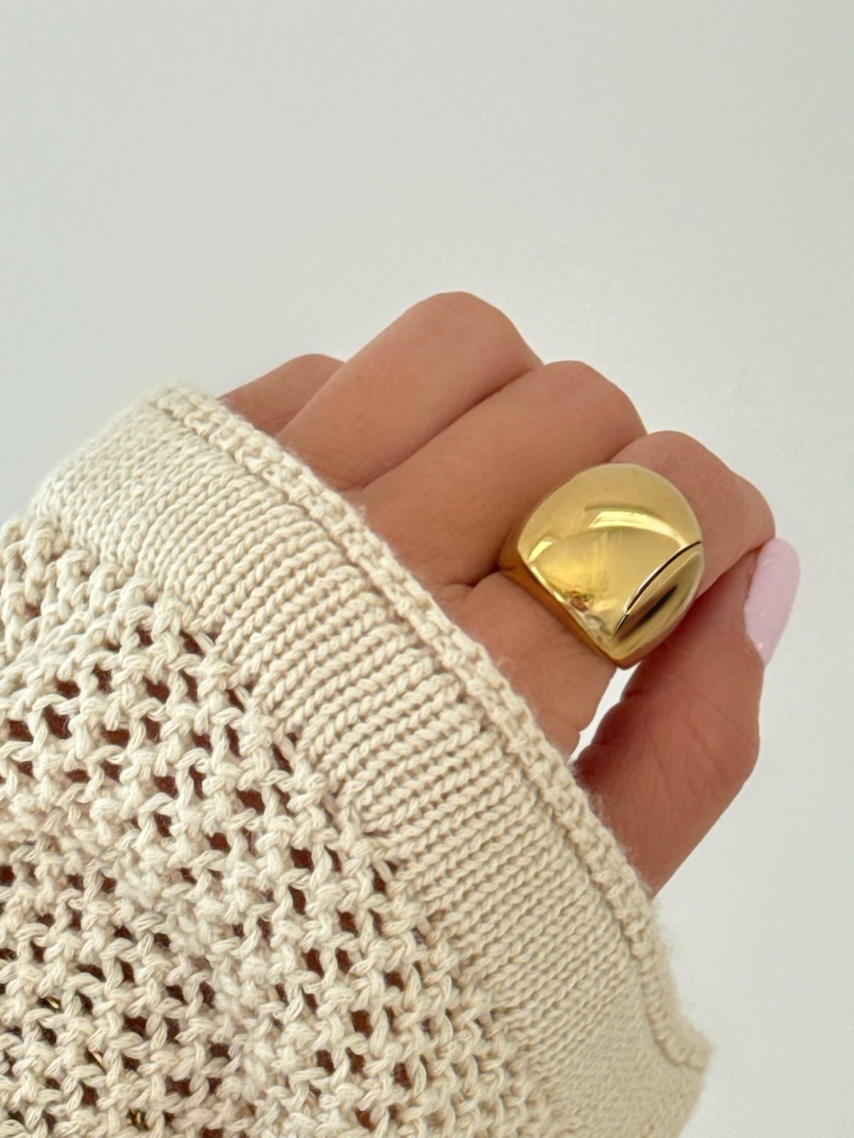 Gold Chunky Ring
