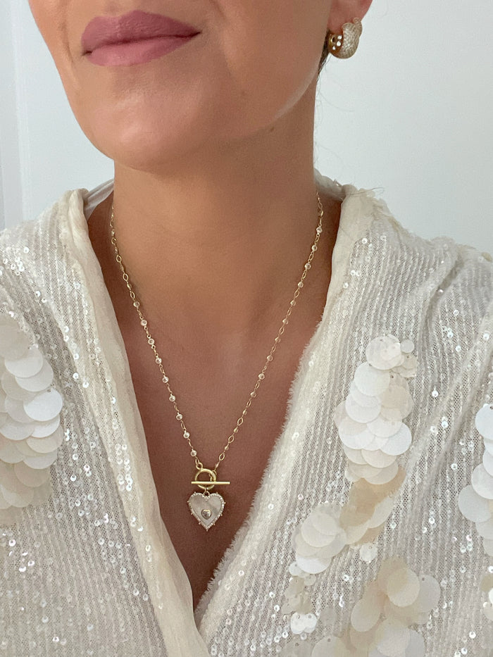 Heart of Gold Toggle Necklace