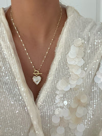 Heart of Gold Toggle Necklace