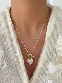 Heart of Gold Toggle Necklace