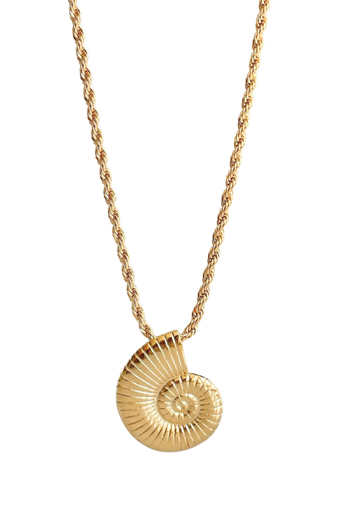 Bold and beach-ready—our Shell Statement Necklace brings golden shine and coastal charm to any look. Made to stand out, from summer nights to everyday style.