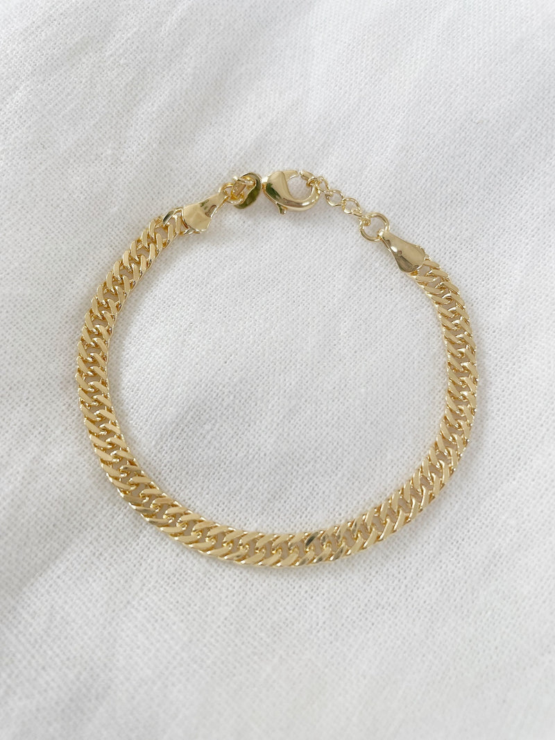 Goldie Cuban Link Bracelet