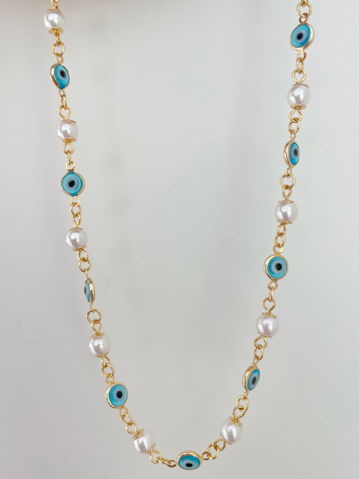 Evil Eye Beaded Chain