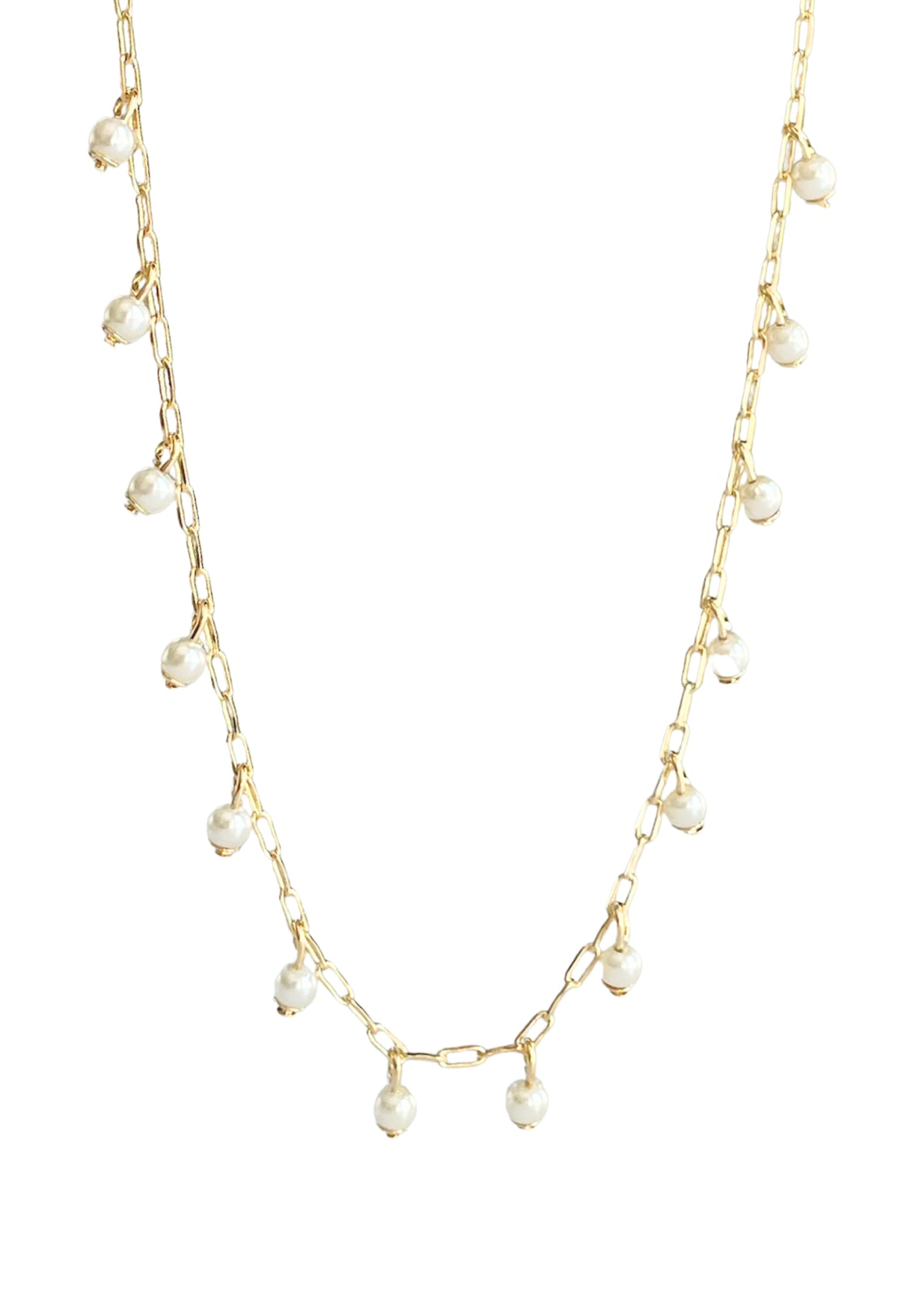 Dangling Pearl Necklace