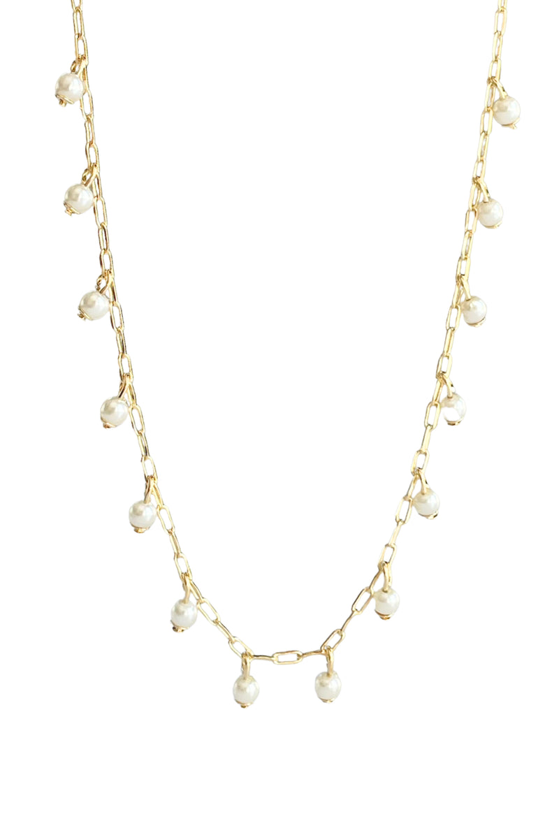 Dangling Pearl Necklace