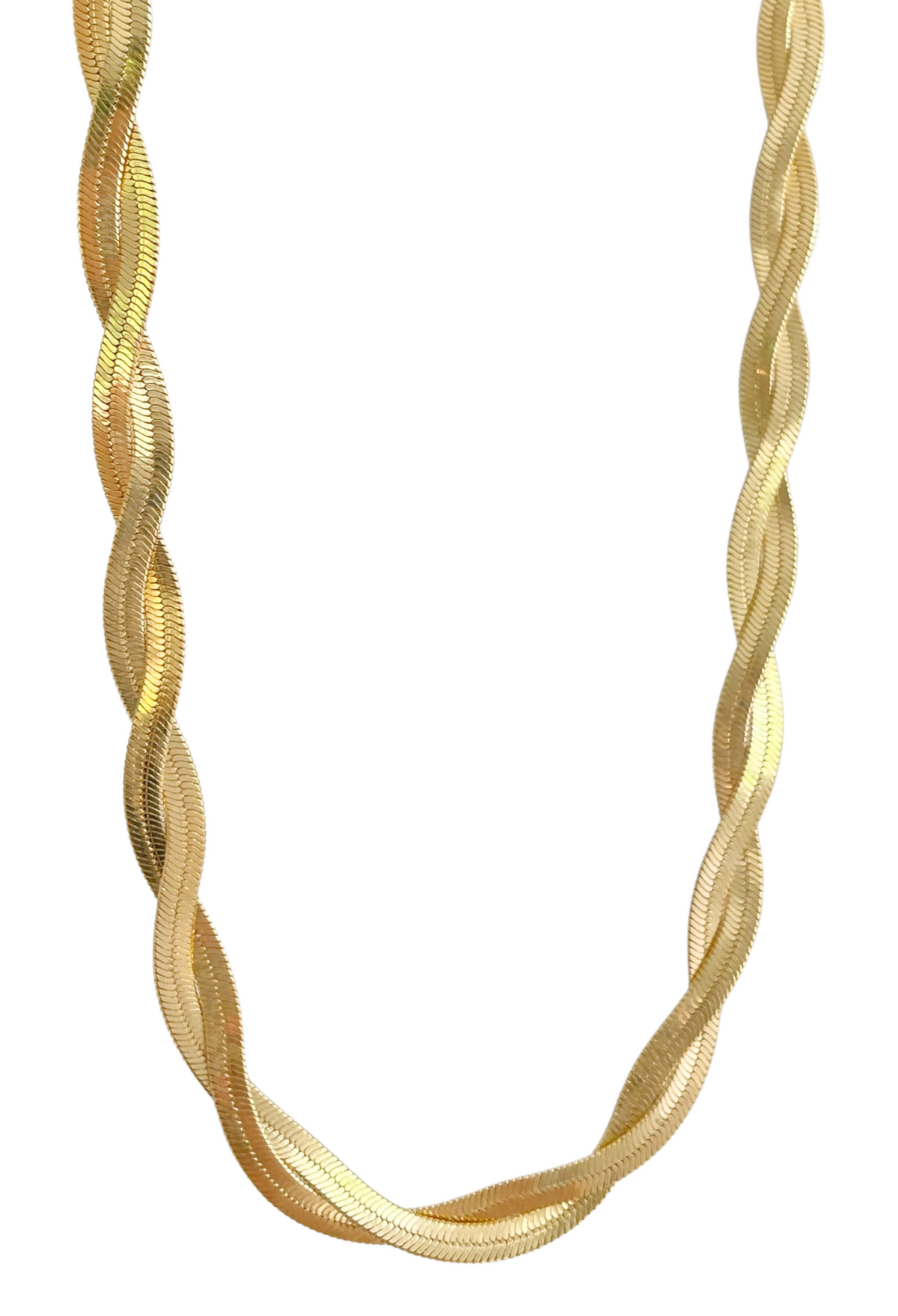 Twisted Herringbone Cleo Chain