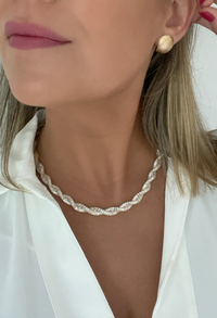 Serpentine Luxe Tennis Necklace