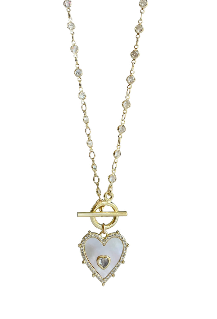 Heart of Gold Toggle Necklace