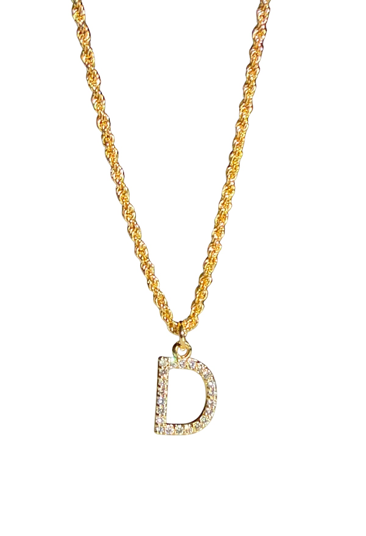 Diamond Initial Necklace